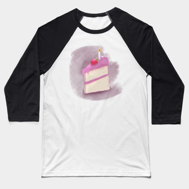 Literally a piece of cake Baseball T-Shirt by markatos
